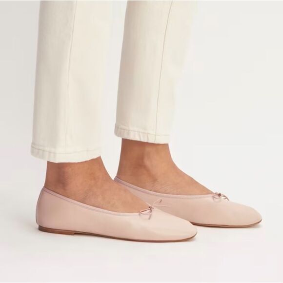 Everlane Italian leather day ballet flat in pink - Picture 4 of 17